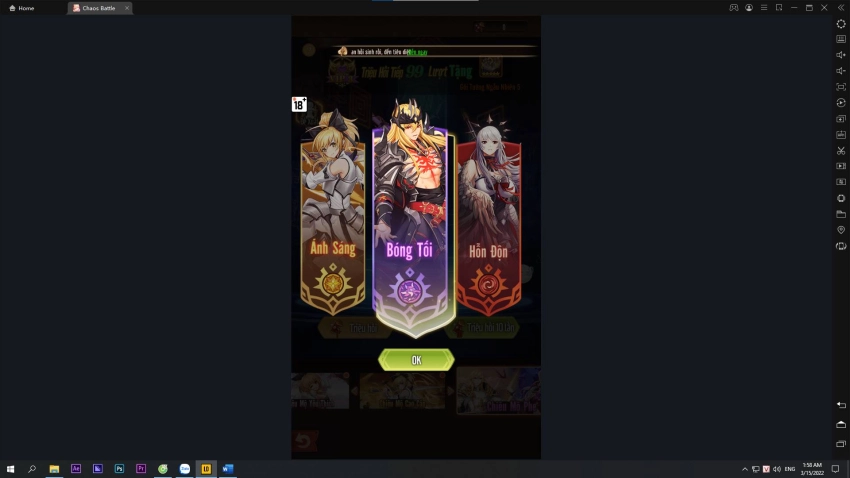 『HƯỚNG DẪN』CHƠI CƠ BẢN TỰA GAME CHAOS BATTLE: TRẬN CHIẾN VĨNH HẰNG