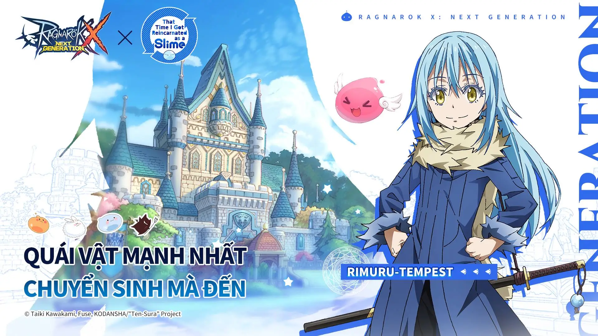 Sự kiện hợp tác giữa Ragnarok X: Next Generation và cú Hit Anime That Time I Got Reincarnated as a Slime chính thức bắt đầu!