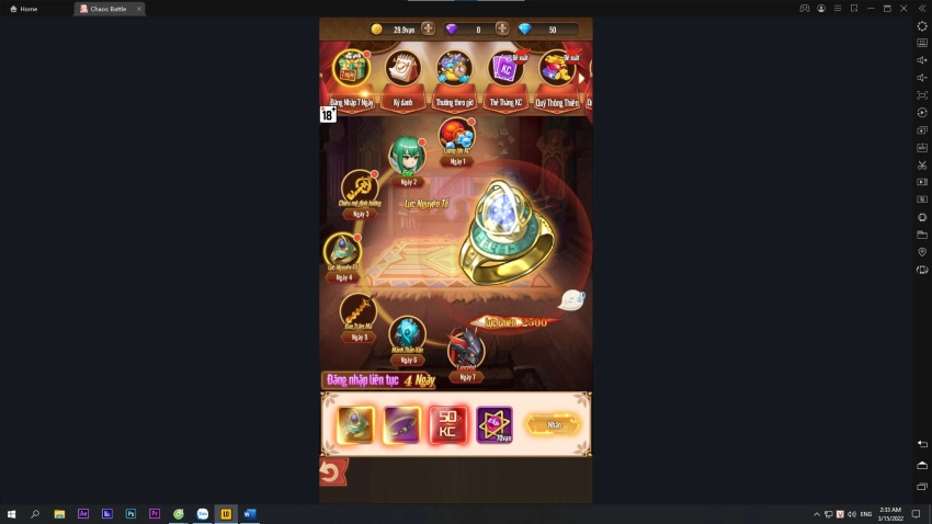 『HƯỚNG DẪN』CHƠI CƠ BẢN TỰA GAME CHAOS BATTLE: TRẬN CHIẾN VĨNH HẰNG