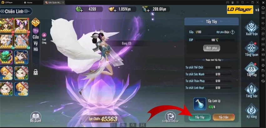 Hướng dẫn cách tăng chiến lực cho người mới chơi Linh Giới 3D