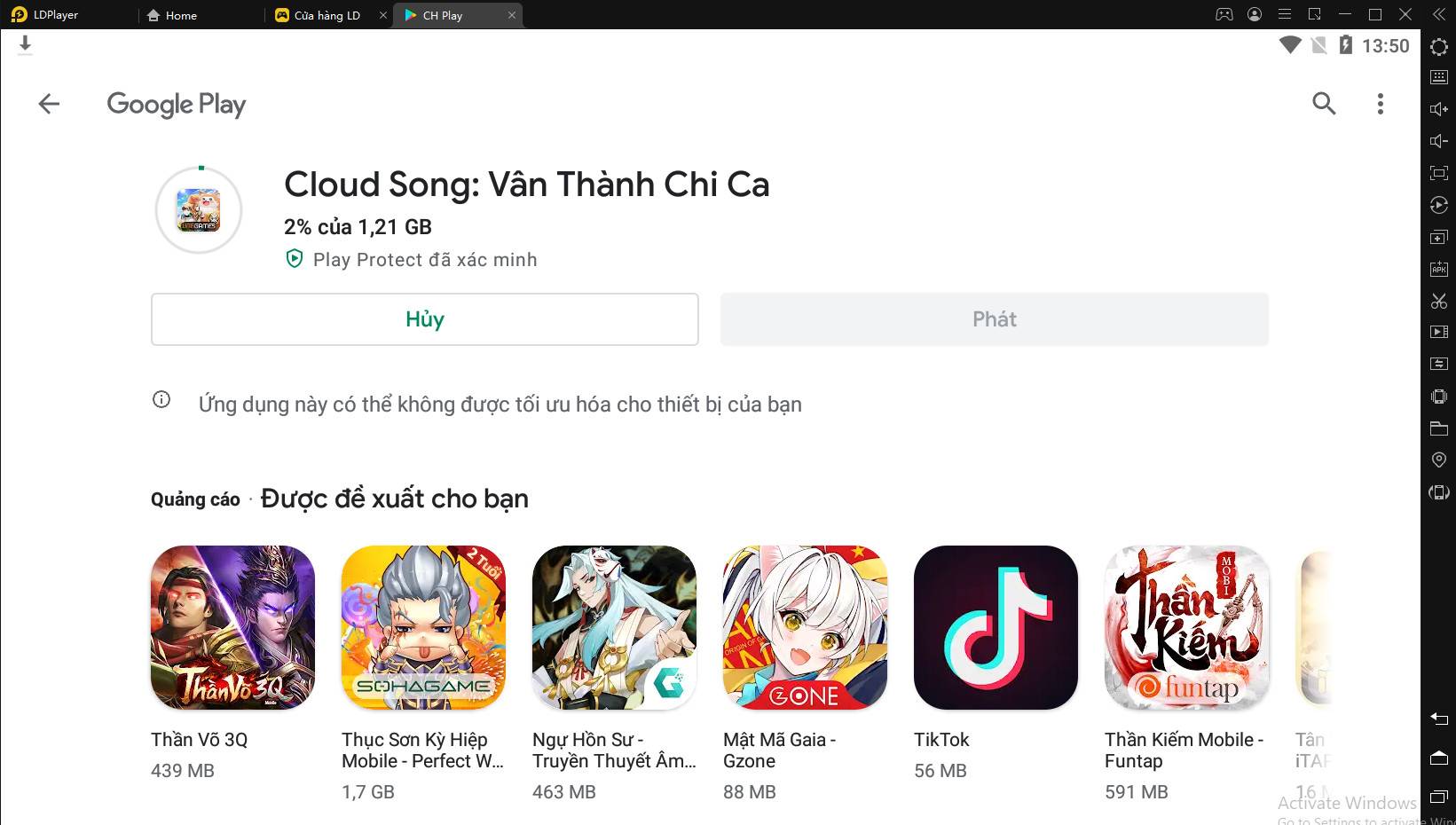 Chơi Cloud Song: Vân Thành Chi Ca trên PC cùng LDPlayer
