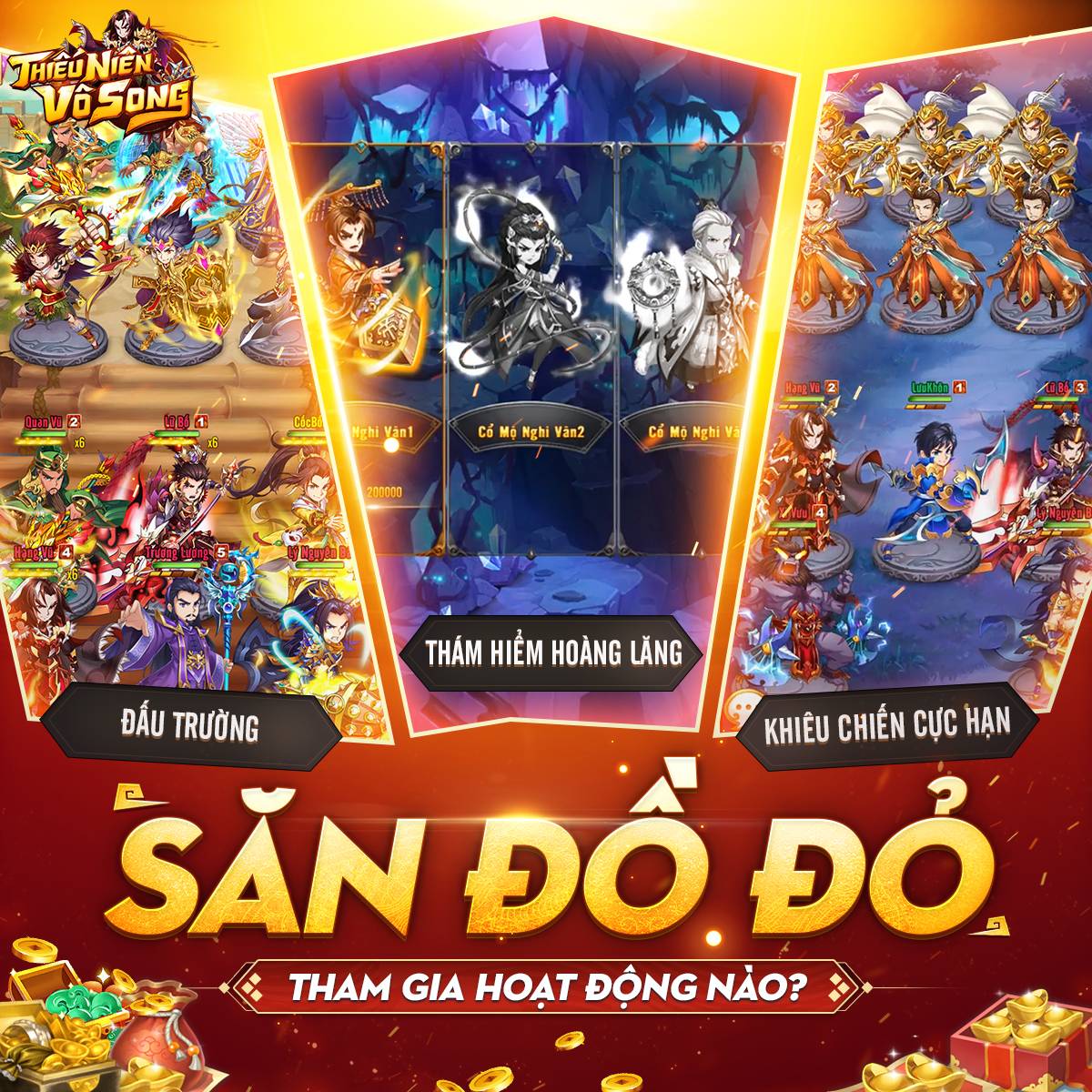 『GAME MỚI』Thiếu Niên Vô Song – Game thẻ tướng cổ điển 6 vs 6 sắp ra mắt làng game Việt tháng 10