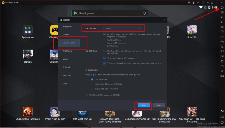 Cách chơi Play Together trên LDPlayer 120 FPS