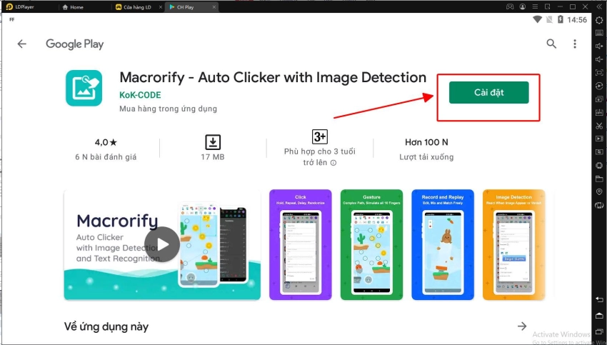 Tải Macrorify trên LDPLayer|Tự động click