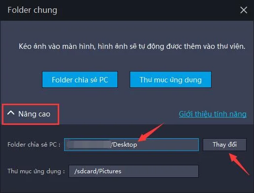 Thay đổi thư mục mặc định cho lưu ảnh chụp màn hình trên LDPlayer
