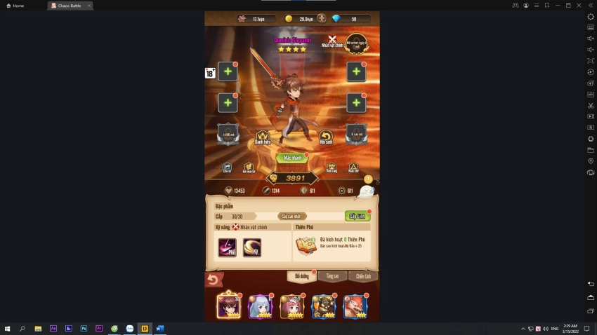 『HƯỚNG DẪN』CHƠI CƠ BẢN TỰA GAME CHAOS BATTLE: TRẬN CHIẾN VĨNH HẰNG