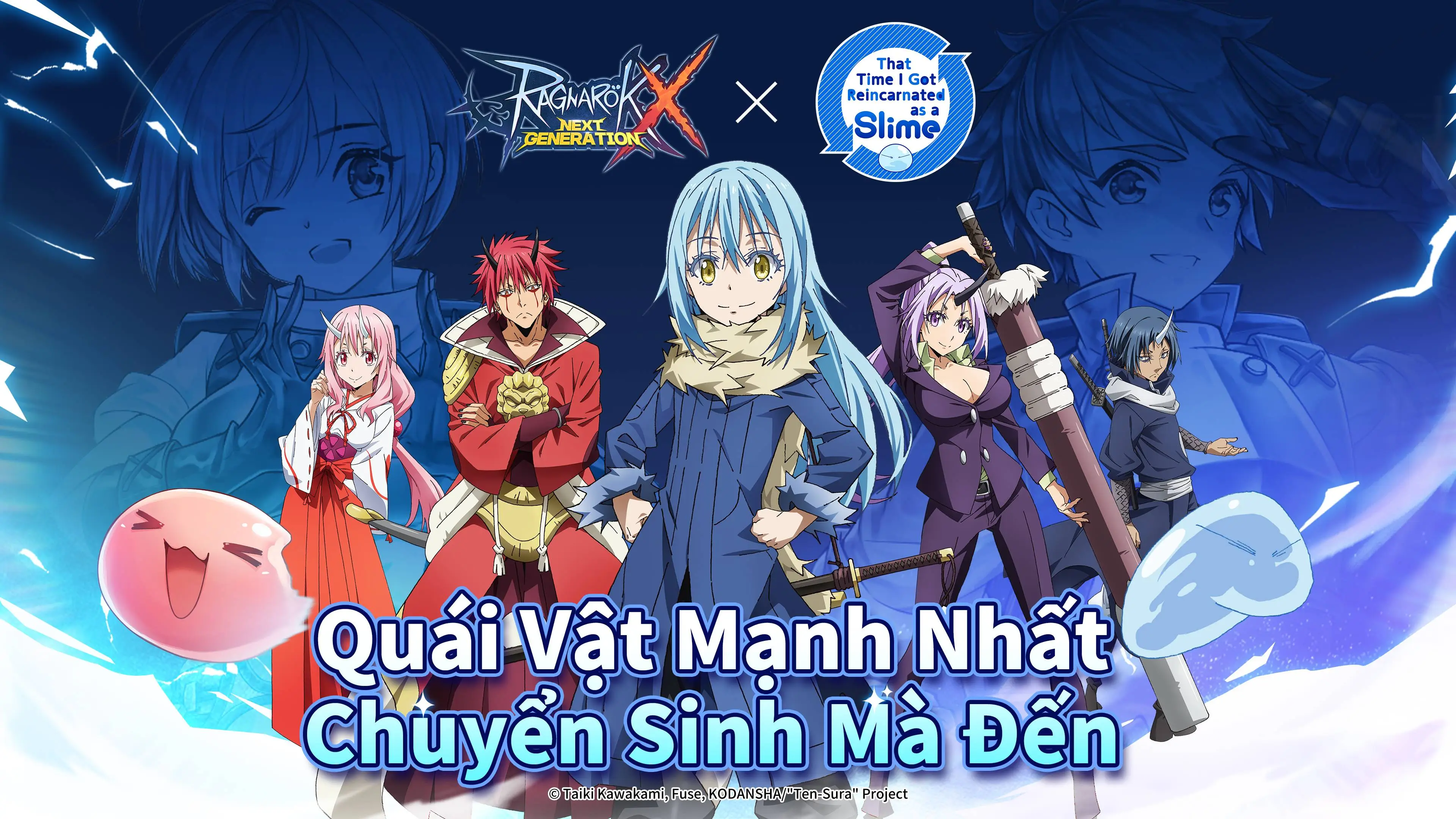 Sự kiện hợp tác giữa Ragnarok X: Next Generation và cú Hit Anime That Time I Got Reincarnated as a Slime chính thức bắt đầu!