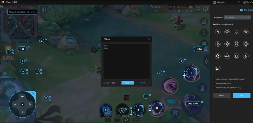 Hướng dẫn cài macro bàn phím trên giả lập LDPlayer