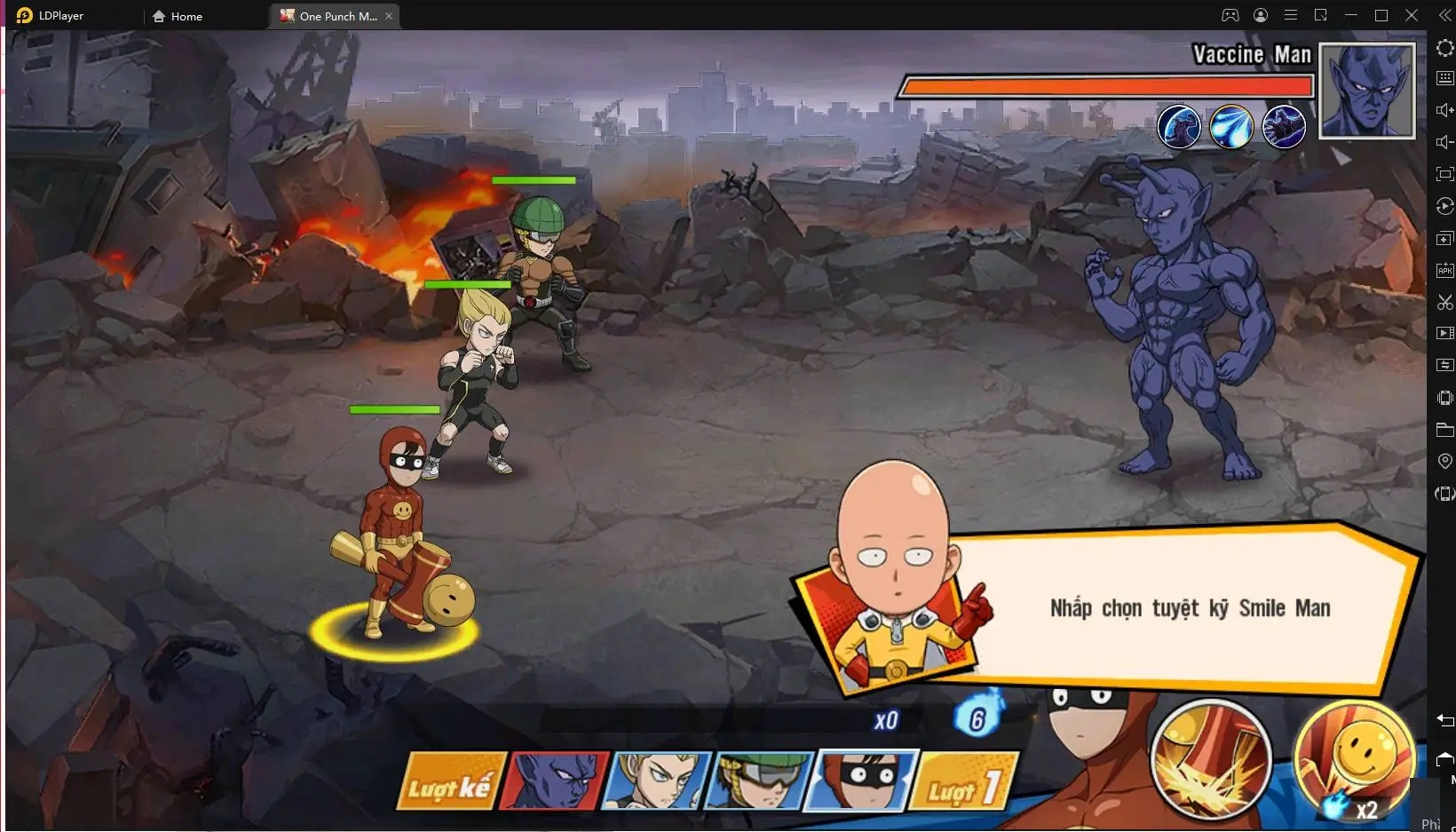 Chơi One Punch Man: The Strongest trên PC cùng LDPlayer