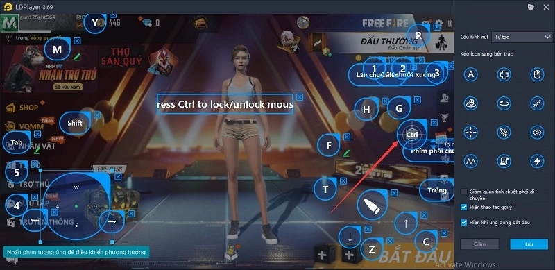Hướng dẫn chơi Free Fire ở FPS cao