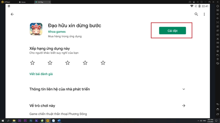 『HƯỚNG DẪN』TẢI ĐẠO HỮU XIN DỪNG BƯỚC  TRÊN PC VỚI LDPLAYER
