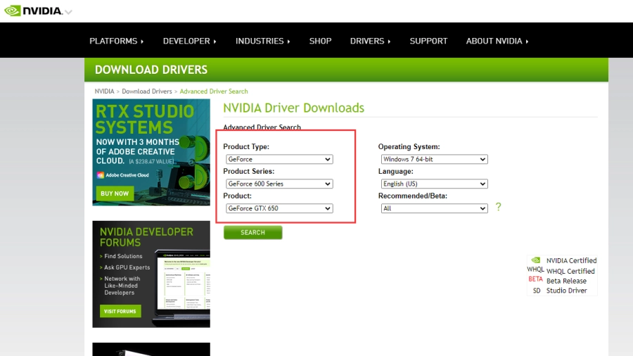 Giải pháp cho vấn đề đồ họa bị hỏng sau khi nâng cấp phiên bản trình điều khiển NVIDIA 442.74