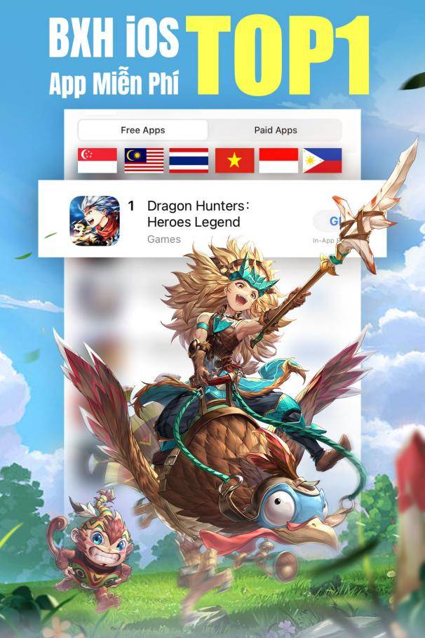 Game di động MMO 《Dragon Hunters: Heroes Legend》với hàng triệu đăng ký trước sôi động ra mắt trên các platform! Chỉ cần một nhấn là bắt đầu chuyến phiêu lưu!