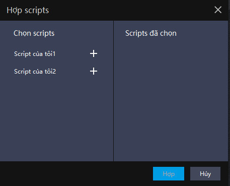 [Ghi lại thao tác] Các thao tác có thể đạt được bằng cách kết hợp các script | Mẹo thiết lập