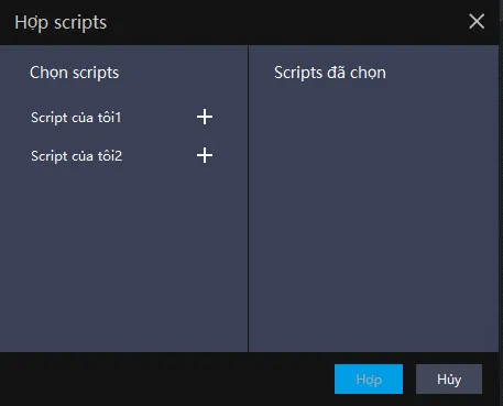 [Ghi lại thao tác] Các thao tác có thể đạt được bằng cách kết hợp các script | Mẹo thiết lập