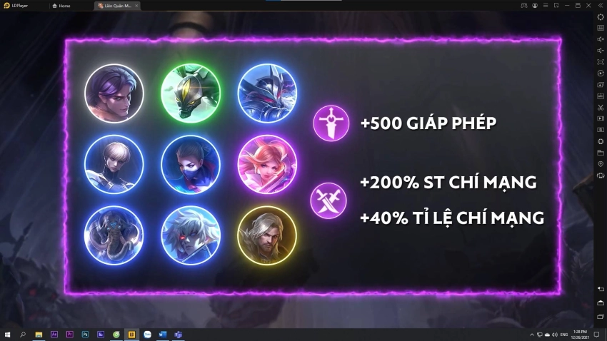 『HƯỚNG DẪN』XÂY DỰNG ĐỘI HÌNH 6 SÁT THỦ CỜ LIÊN QUÂN