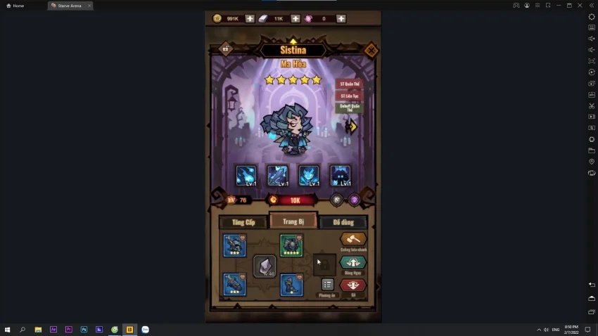 『HƯỚNG DẪN』CÁCH XÂY DỰNG ĐỘI HÌNH STARVE ARENA