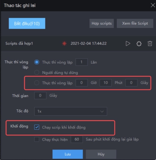 [Ghi lại thao tác] Các thao tác có thể đạt được bằng cách kết hợp các script | Mẹo thiết lập