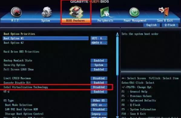 Cách bật VT (Công nghệ ảo hóa) trên bo mạch chủ GIGABYTE