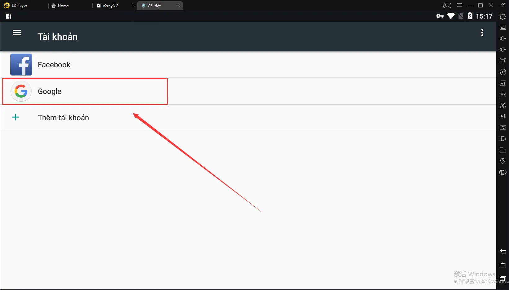 Cách đăng xuất tài khoản Google từ LDPlayer