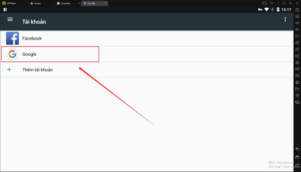 Cách đăng xuất tài khoản Google từ LDPlayer