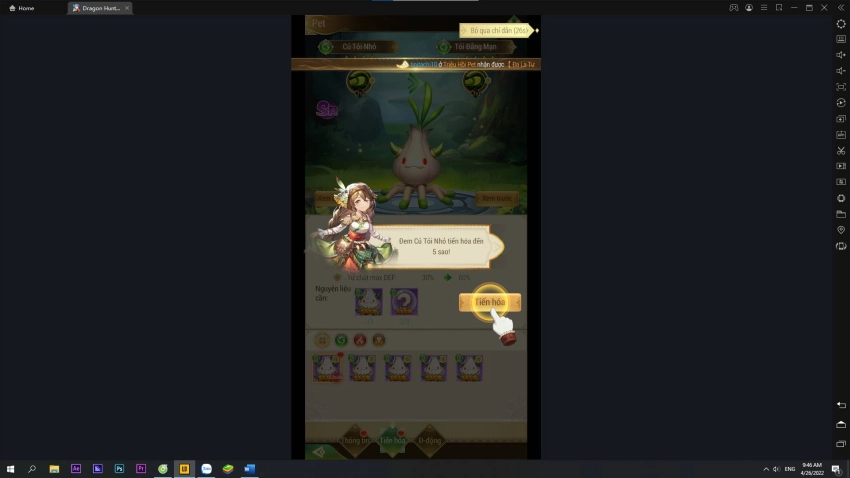 『HƯỚNG DẪN』TĂNG CẤP PET VÀ THÚ CƯỠI DRAGON HUNSTER: NGƯỜI SĂN RỒNG