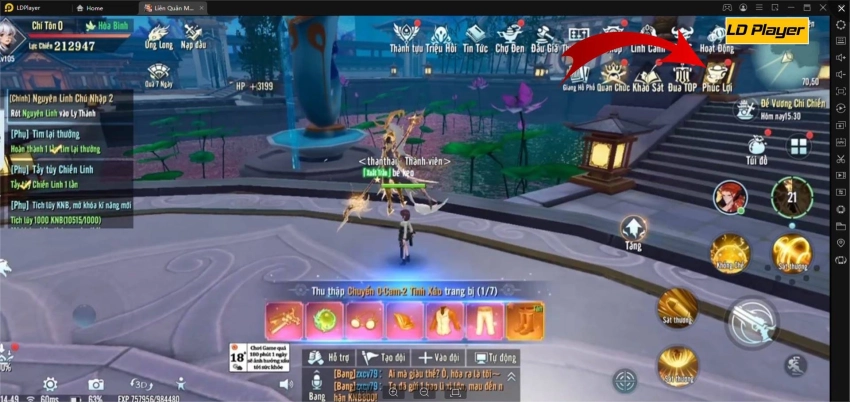 Hướng dẫn cách tăng chiến lực cho người mới chơi Linh Giới 3D