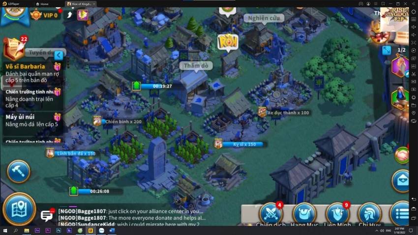 『HƯỚNG DẪN』CƠ BẢN CHO NGƯỜI MỚI CHƠI RISE OF KINGDOMS