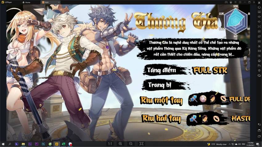 Hướng dẫn đầy đủ trang bị và tăng điểm Ragnarok X