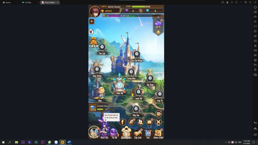 『HƯỚNG DẪN』CHƠI CƠ BẢN TỰA GAME CHAOS BATTLE: TRẬN CHIẾN VĨNH HẰNG