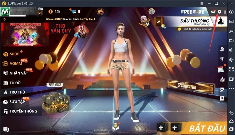 Hướng dẫn chơi Free Fire ở FPS cao