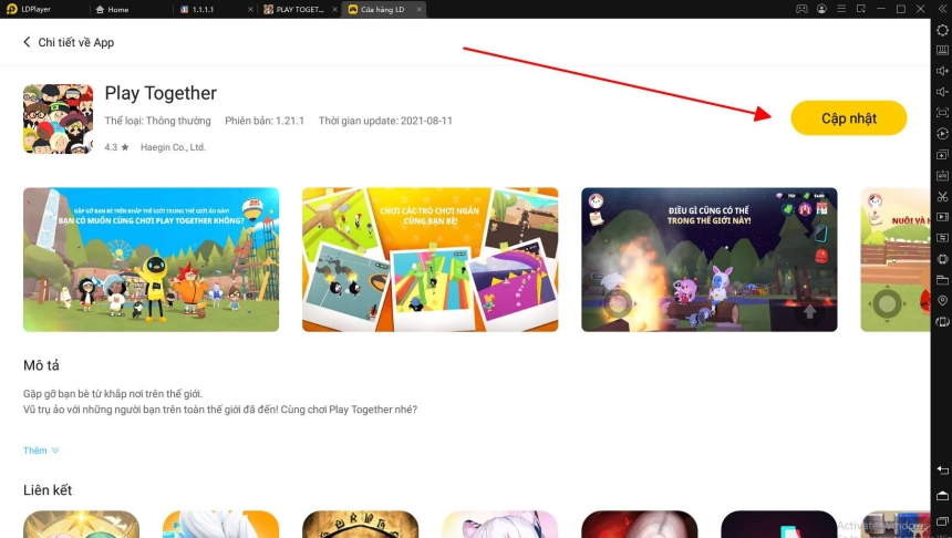 Khắc phụ lỗi chơi game Play Together không đăng nhập bằng Facebook trên giả lập