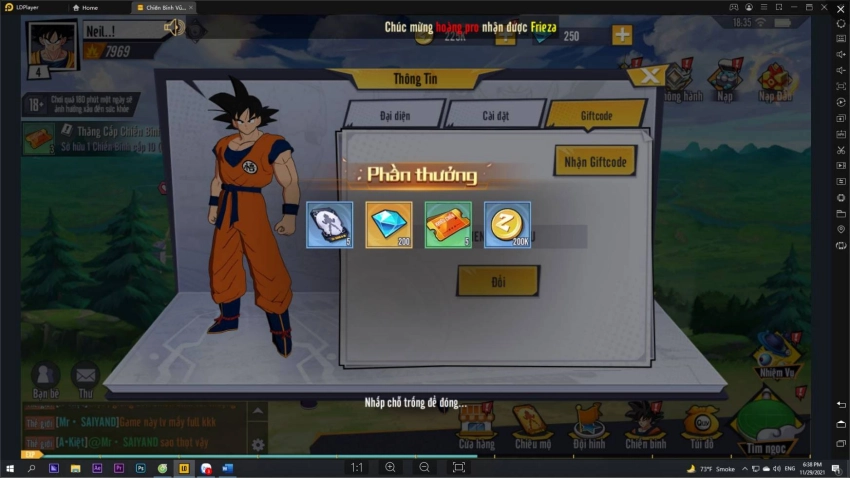 Code Chiến Binh Vũ Trụ mới nhất: Cách nhập code, nhận code trên LD Player