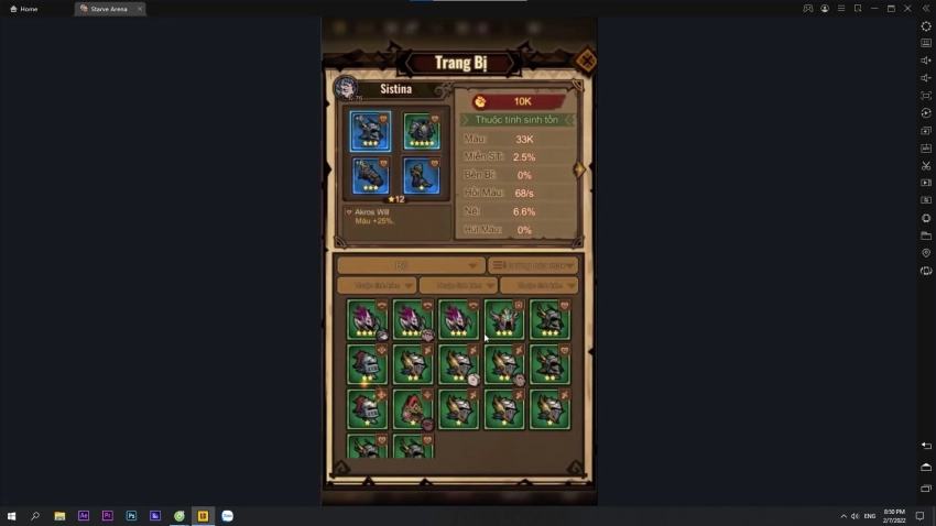 『HƯỚNG DẪN』CÁCH XÂY DỰNG ĐỘI HÌNH STARVE ARENA