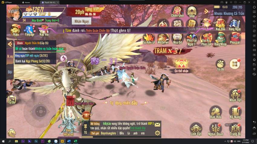 『HƯỚNG DẪN』UP LỰC CHIẾN THANH VÂN KIẾM 3D