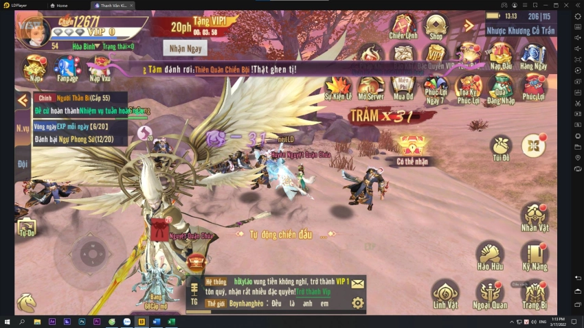 『HƯỚNG DẪN』UP LỰC CHIẾN THANH VÂN KIẾM 3D