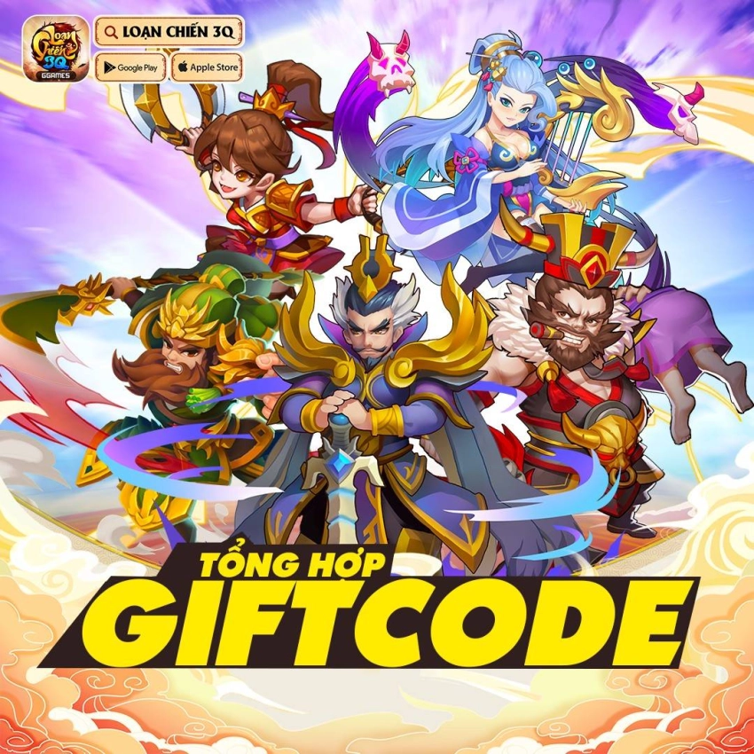 『HƯỚNG DẪN』NHẬP GIFTCODE VÀ TỔNG HỢP GIFTCODE 3Q LOẠN CHIẾN!! 