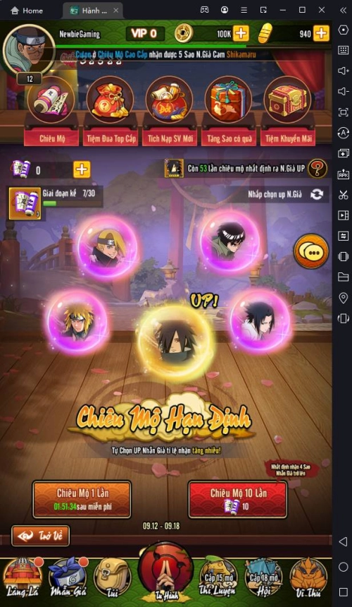 『GAME MỚI』Hành Trình Nhẫn Giả - Game mobile chuẩn nguyên tác Naruto chính thức phát hành làng game Việt