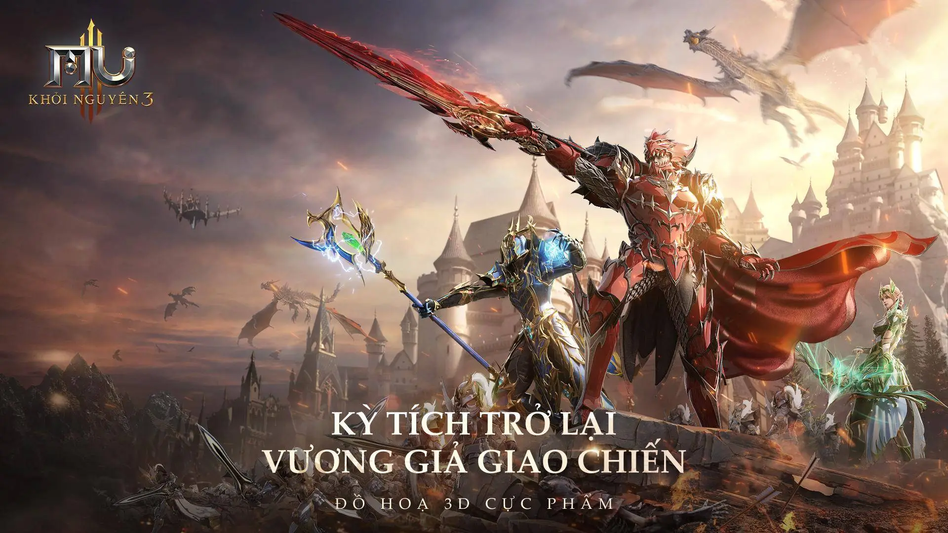 『GAME MỚI』MU ORIGIN 3 bắt đầu khai La Lan Công Thành Chiến! Vinh dự mạnh nhất sẽ rơi vào tay ai!