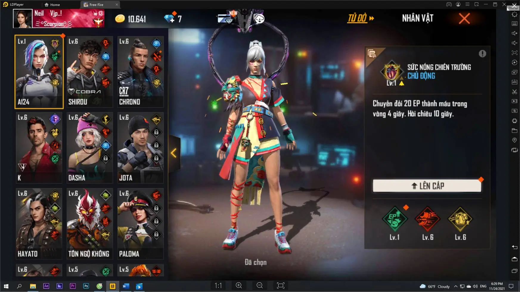 Top 4 combo kĩ năng nhân vật hiệu quả nhất free fire