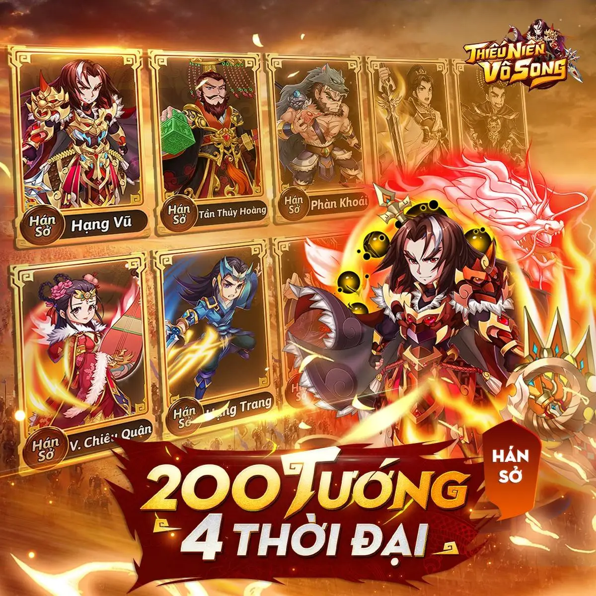 『GAME MỚI』Thiếu Niên Vô Song – Game thẻ tướng cổ điển 6 vs 6 sắp ra mắt làng game Việt tháng 10