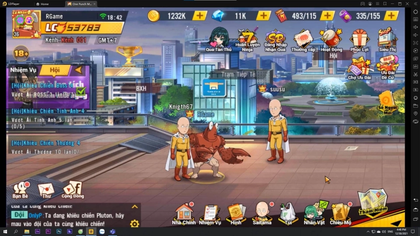 One Punch Man: The Strongest - Hướng Dẫn Làm NHIỆM VỤ ẨN Nhận Cực Nhiều Kim Cương