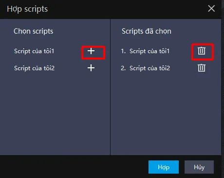 [Ghi lại thao tác] Các thao tác có thể đạt được bằng cách kết hợp các script | Mẹo thiết lập