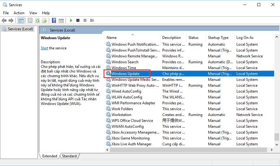Hướng dẫn tắt chương trình tự động cập nhật của Windows 10
