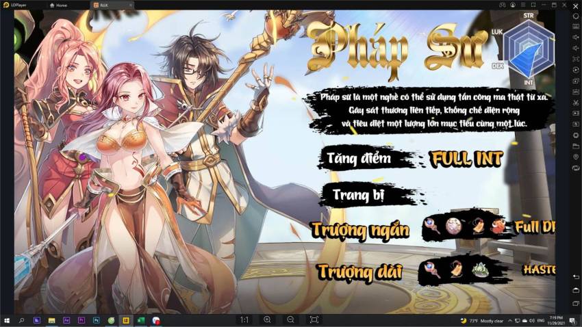 Hướng dẫn đầy đủ trang bị và tăng điểm Ragnarok X