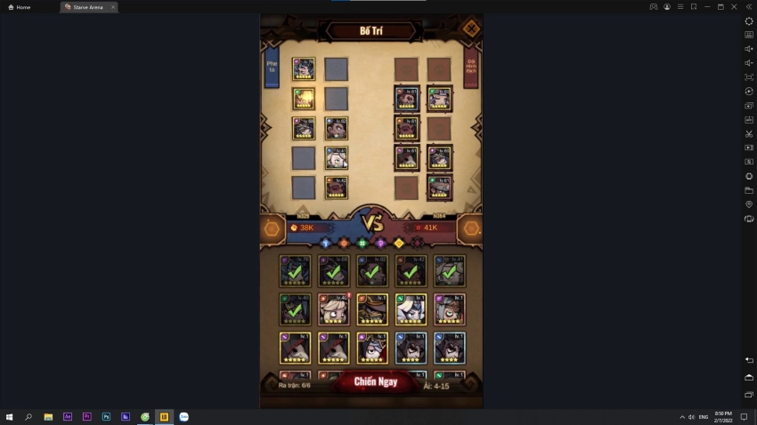 『HƯỚNG DẪN』CÁCH XÂY DỰNG ĐỘI HÌNH STARVE ARENA