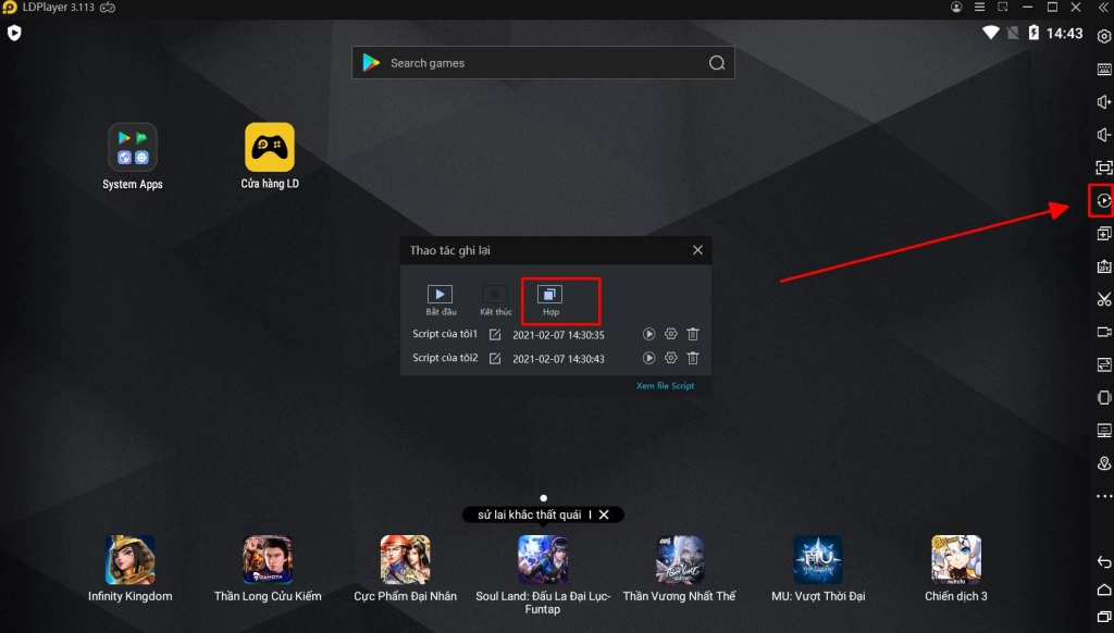 [Ghi lại thao tác] Các thao tác có thể đạt được bằng cách kết hợp các script | Mẹo thiết lập