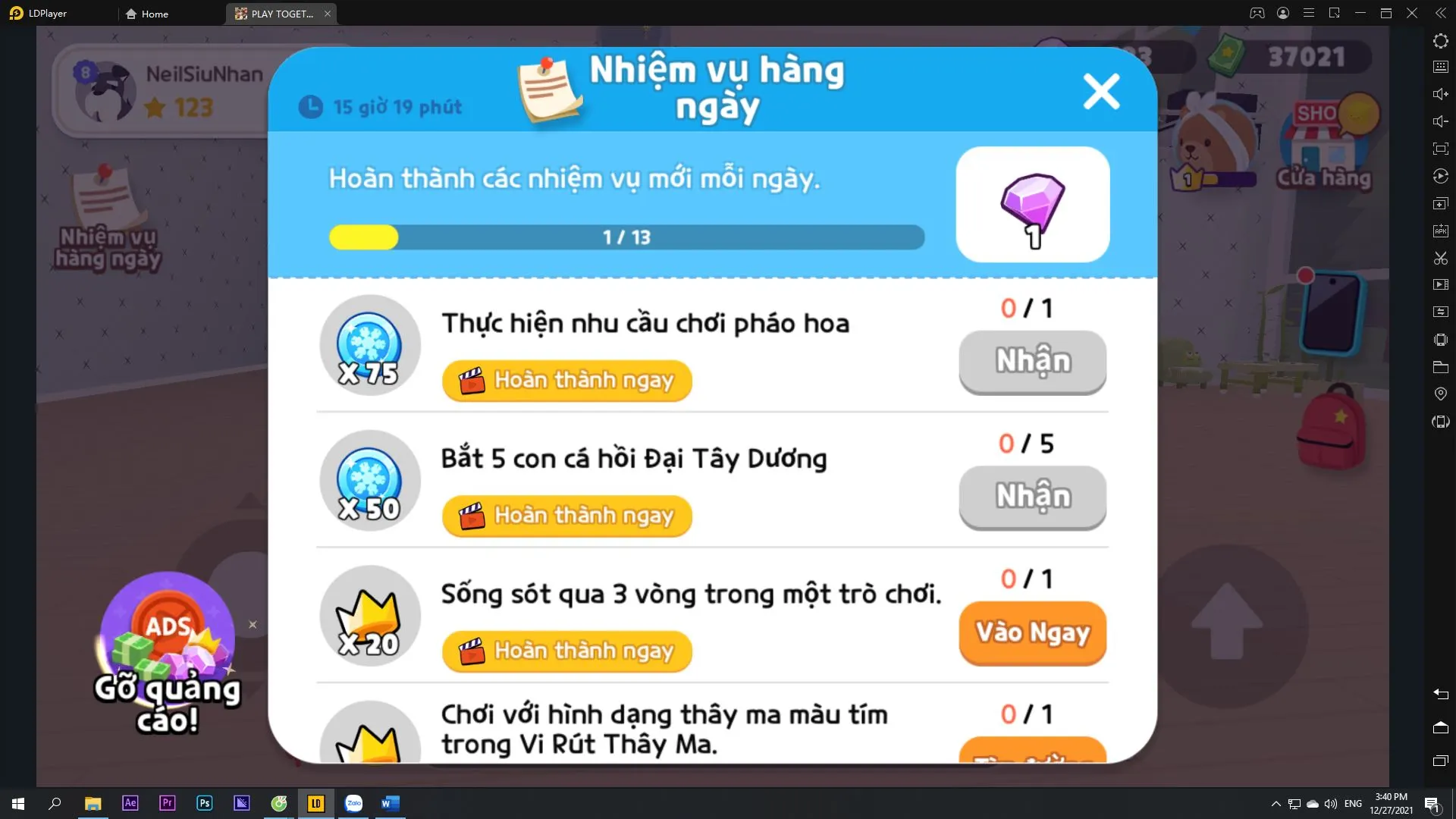 Top Những Cách Kiếm Đá Quý (Kim Cương) Miễn Phí Trong Play Together