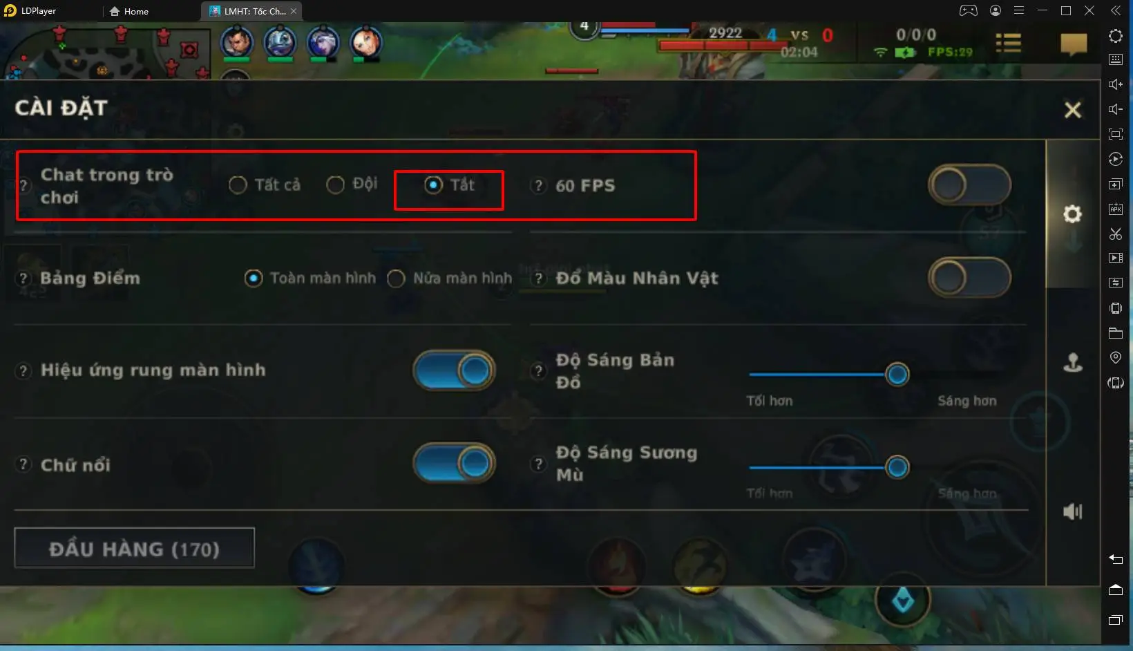 Cách bật 120 FPS cho LMHT: Tốc Chiến