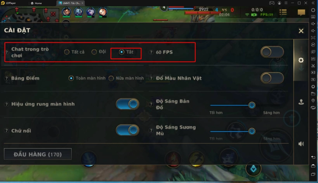 Cách bật 120 FPS cho LMHT: Tốc Chiến